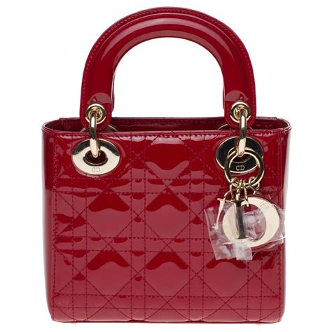 lady dior red bag|dior small lady bag.